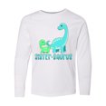 thumbnail image 1 of Inktastic Sister-saurus Cute Brontosaurus Family Long Sleeve Youth T-Shirt, 1 of 5