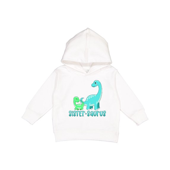 Inktastic Sister-saurus Cute Brontosaurus Family Toddler Hoodie