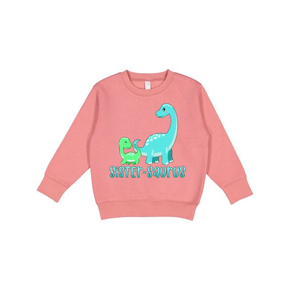 Inktastic Sister-saurus Cute Brontosaurus Family Toddler Sweatshirt