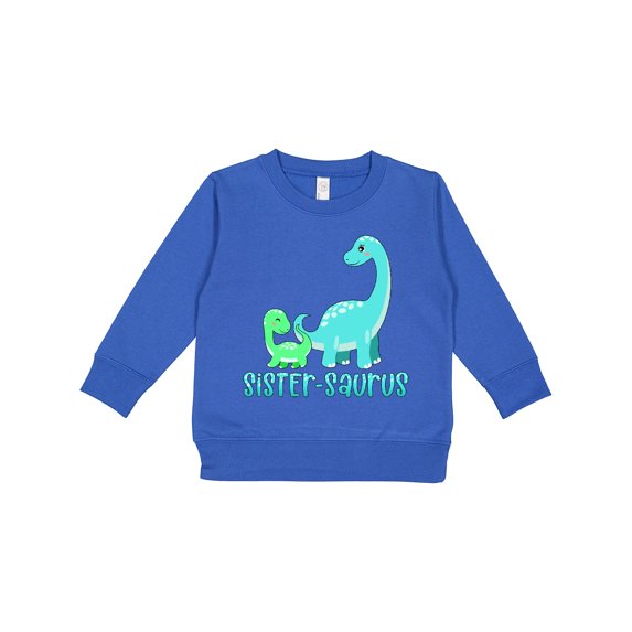 Inktastic Sister-saurus Cute Brontosaurus Family Toddler Sweatshirt
