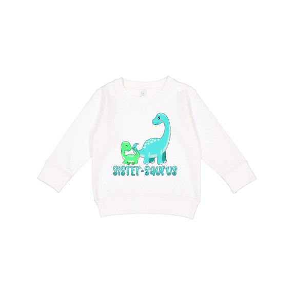 Inktastic Sister-saurus Cute Brontosaurus Family Toddler Sweatshirt