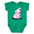 thumbnail image 1 of Inktastic Sitting Pig Boys or Girls Baby Bodysuit, 1 of 5