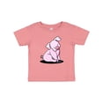 thumbnail image 1 of Inktastic Sitting Pig Boys or Girls Baby T-Shirt, 1 of 5
