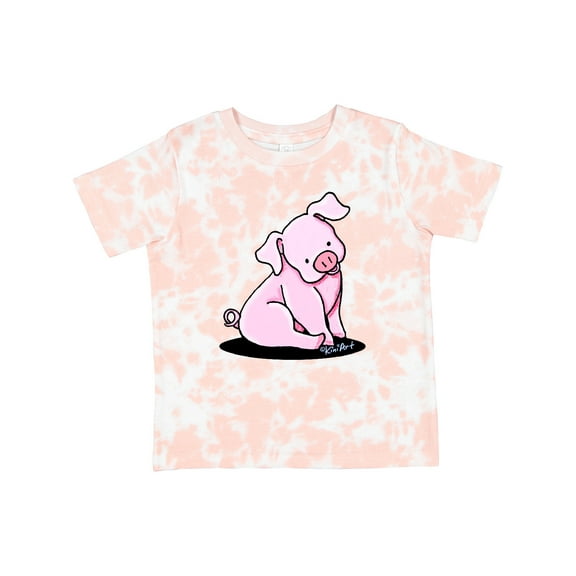 Inktastic Sitting Pig Boys or Girls Toddler T-Shirt