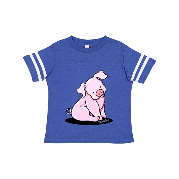 Inktastic Sitting Pig Boys or Girls Toddler T-Shirt