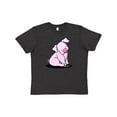 thumbnail image 1 of Inktastic Sitting Pig Youth T-Shirt, 1 of 5