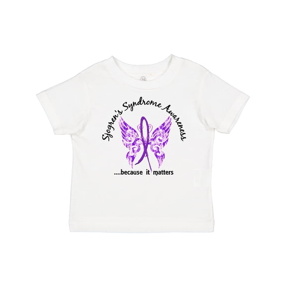 Inktastic Sjogrens Syndrome Butterfly 6.1 Boys or Girls Toddler T-Shirt