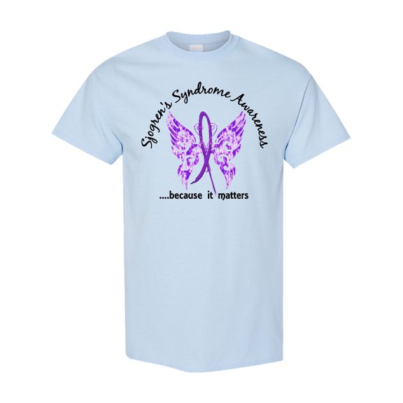 Inktastic Sjogrens Syndrome Butterfly 6.1 T-Shirt