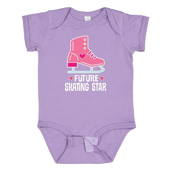 Inktastic Skate Future Skating Star Girls Girls Baby Bodysuit