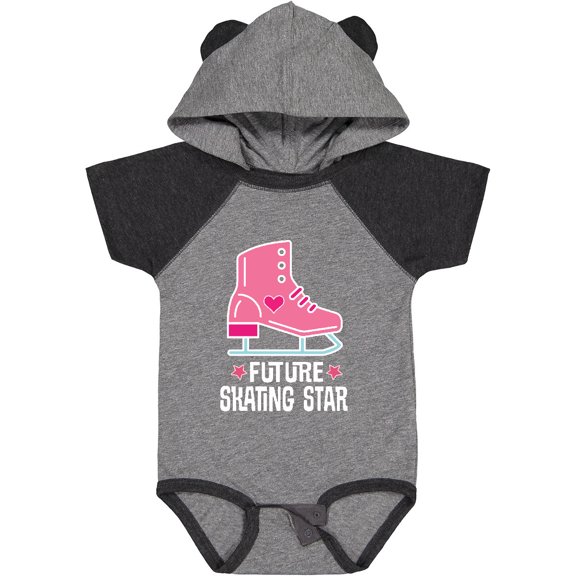 Inktastic Skate Future Skating Star Girls Girls Baby Bodysuit