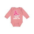 thumbnail image 1 of Inktastic Skate Future Skating Star Girls Girls Long Sleeve Baby Bodysuit, 1 of 5