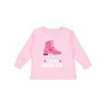 thumbnail image 1 of Inktastic Skate Future Skating Star Girls Girls Long Sleeve Toddler T-Shirt, 1 of 5