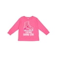 thumbnail image 1 of Inktastic Skate Future Skating Star Girls Girls Long Sleeve Toddler T-Shirt, 1 of 5