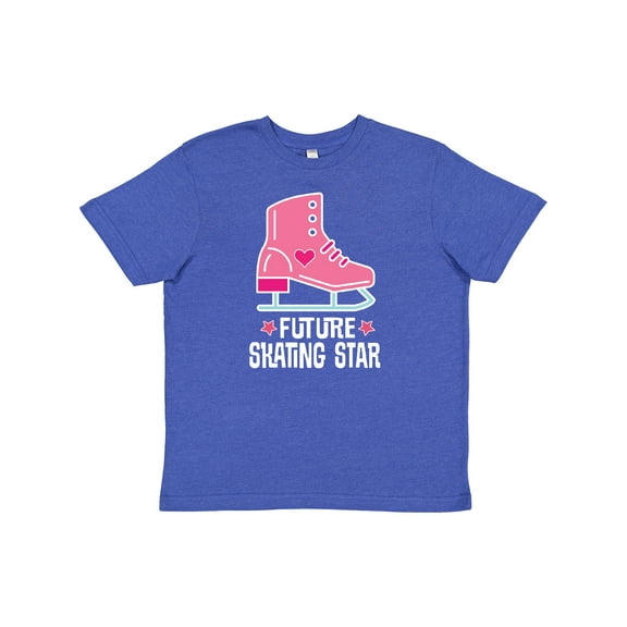 Inktastic Skate Future Skating Star Girls Youth T-Shirt