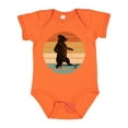 thumbnail image 1 of Inktastic Skateboard Bear Retro Sunset Boys or Girls Baby Bodysuit, 1 of 5