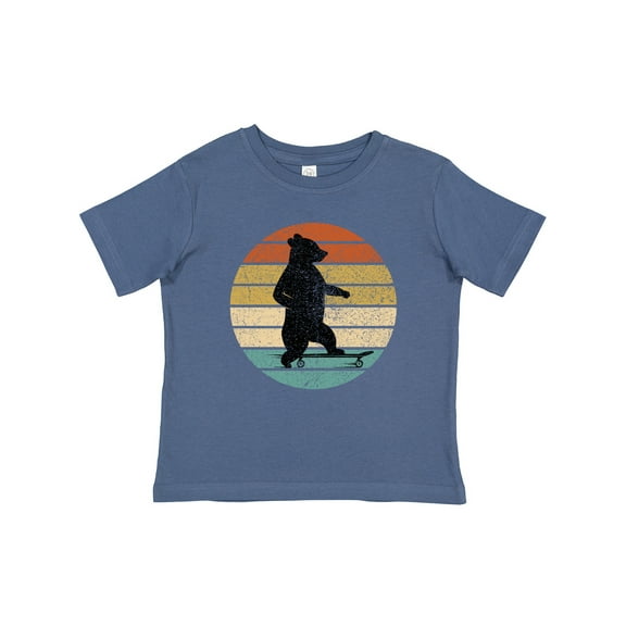 Inktastic Skateboard Bear Retro Sunset Boys or Girls Baby T-Shirt