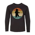 thumbnail image 1 of Inktastic Skateboard Bear Retro Sunset Long Sleeve Youth T-Shirt, 1 of 5
