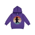 thumbnail image 1 of Inktastic Skateboard Bear Retro Sunset Toddler Hoodie, 1 of 4