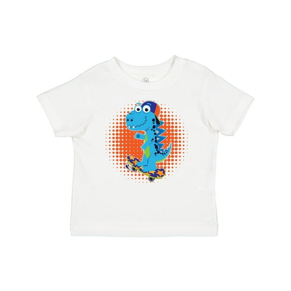 Inktastic Skateboard Dinosaur for Boys Boys Baby T-Shirt
