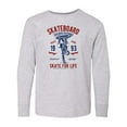 thumbnail image 1 of Inktastic Skateboard For Life Long Sleeve Youth T-Shirt, 1 of 5