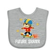 thumbnail image 1 of Inktastic Skateboard Future Skater Boys Baby Bib, 1 of 4