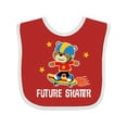 thumbnail image 1 of Inktastic Skateboard Future Skater Boys Baby Bib, 1 of 4