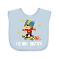 thumbnail image 1 of Inktastic Skateboard Future Skater Boys Baby Bib, 1 of 4