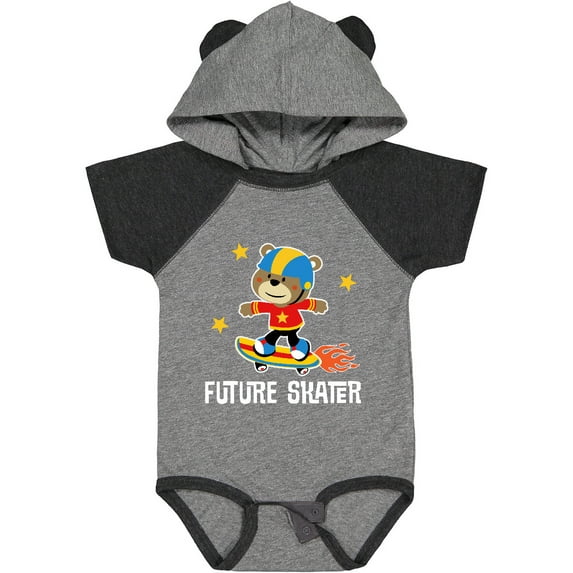 Inktastic Skateboard Future Skater Boys Baby Bodysuit