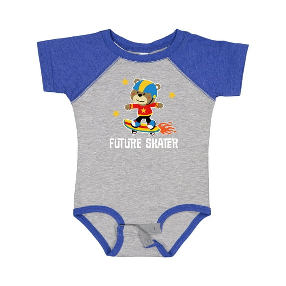 Inktastic Skateboard Future Skater Boys Baby Bodysuit