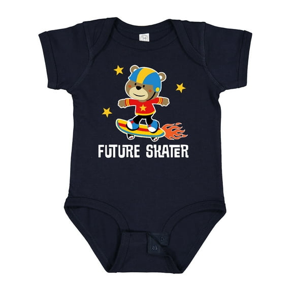 Inktastic Skateboard Future Skater Boys Baby Bodysuit