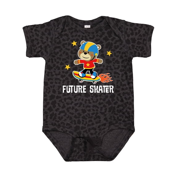 Inktastic Skateboard Future Skater Boys Baby Bodysuit