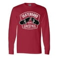 thumbnail image 1 of Inktastic Skateboard Lifestyle Long Sleeve T-Shirt, 1 of 5