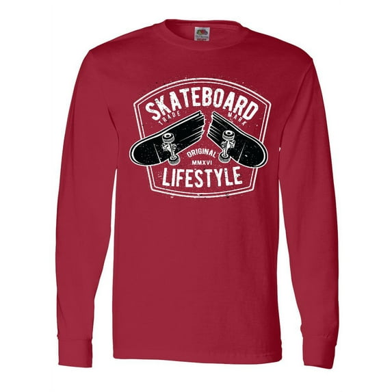 Inktastic Skateboard Lifestyle Long Sleeve T-Shirt