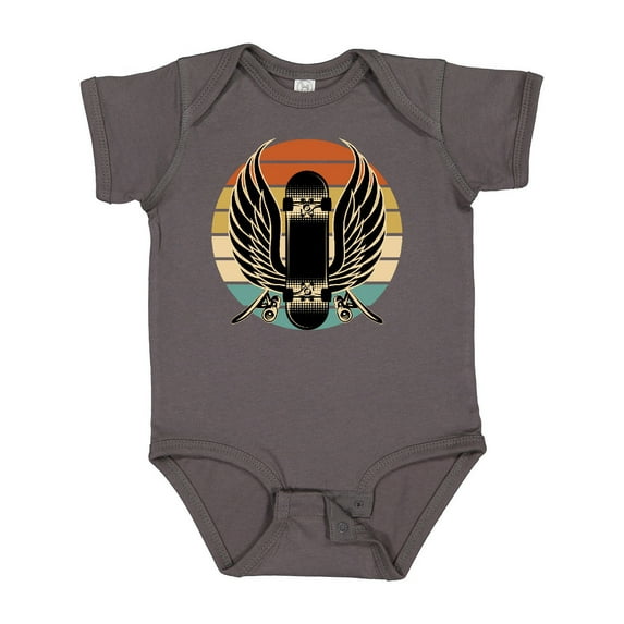 Inktastic Skateboard Retro Skateboarding Boys or Girls Baby Bodysuit