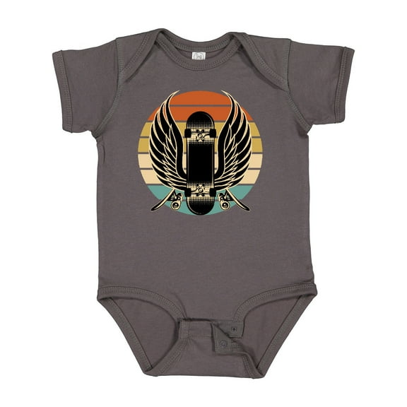 Inktastic Skateboard Retro Skateboarding Boys or Girls Baby Bodysuit