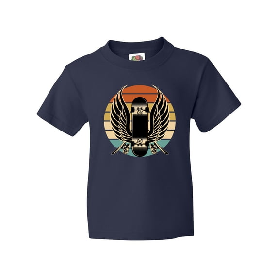 Inktastic Skateboard Retro Skateboarding Youth T-Shirt