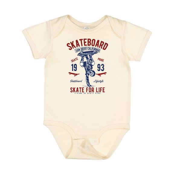 Inktastic Skateboard for Life Boys or Girls Baby Bodysuit