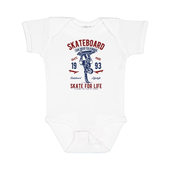 Inktastic Skateboard for Life Boys or Girls Baby Bodysuit