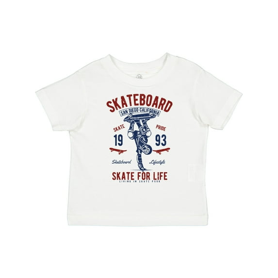 Inktastic Skateboard for Life Boys or Girls Toddler T-Shirt