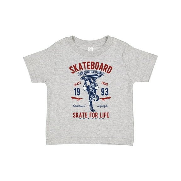Inktastic Skateboard for Life Boys or Girls Toddler T-Shirt