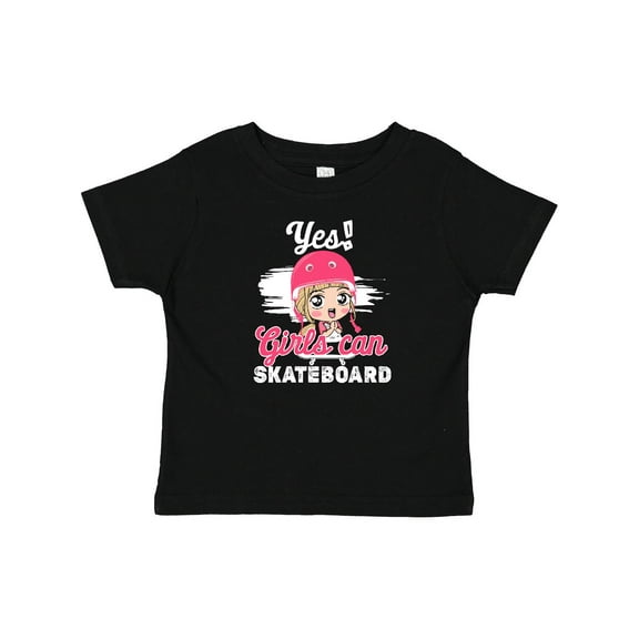 Inktastic Skateboarding Cute Girls Girls Baby T-Shirt