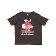 thumbnail image 1 of Inktastic Skateboarding Cute Girls Girls Toddler T-Shirt, 1 of 5