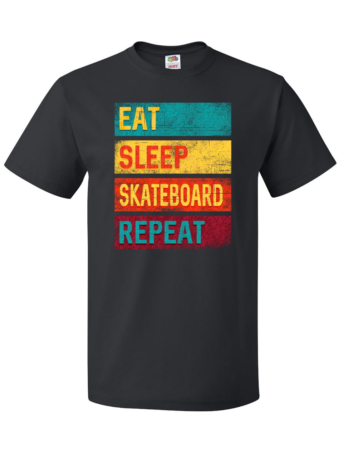 Inktastic Skateboarding Eat Sleep Skateboard Repeat TShirt