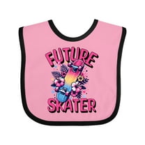 Inktastic Skateboarding Future Skater Girls Baby Bib