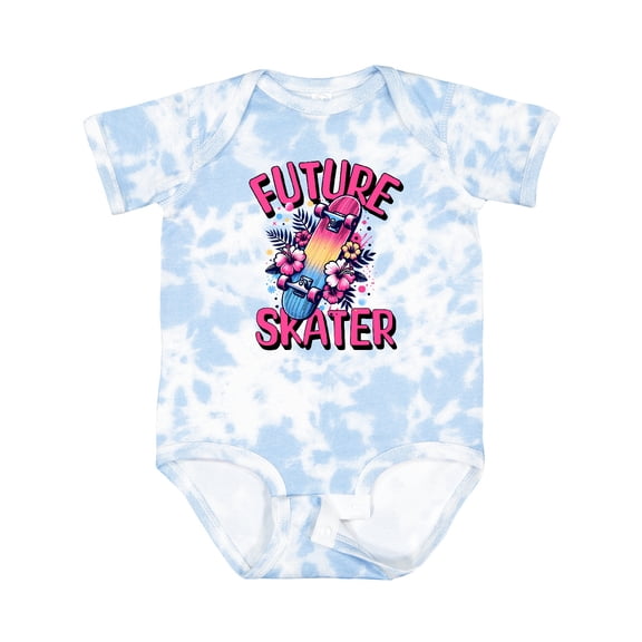 Inktastic Skateboarding Future Skater Girls Baby Bodysuit