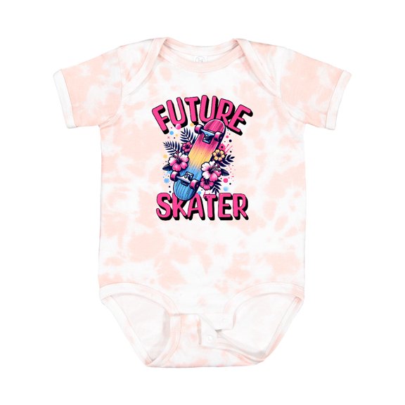 Inktastic Skateboarding Future Skater Girls Baby Bodysuit