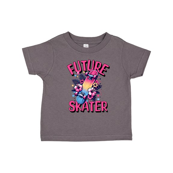 Inktastic Skateboarding Future Skater Girls Toddler T-Shirt