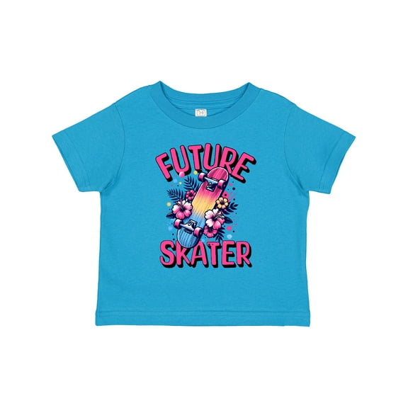 Inktastic Skateboarding Future Skater Girls Toddler T-Shirt