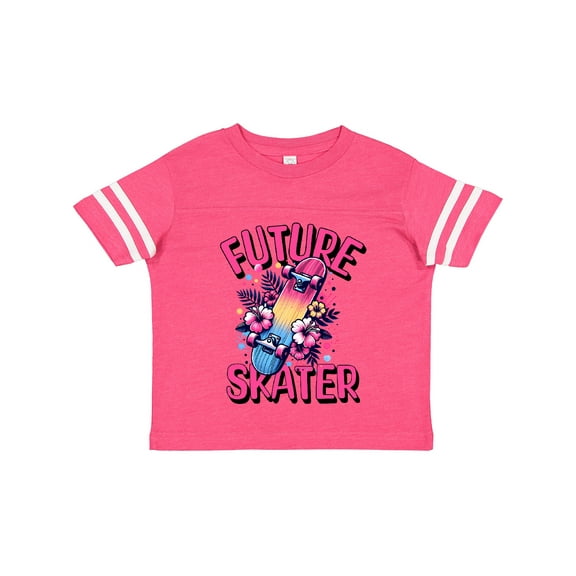 Inktastic Skateboarding Future Skater Girls Toddler T-Shirt