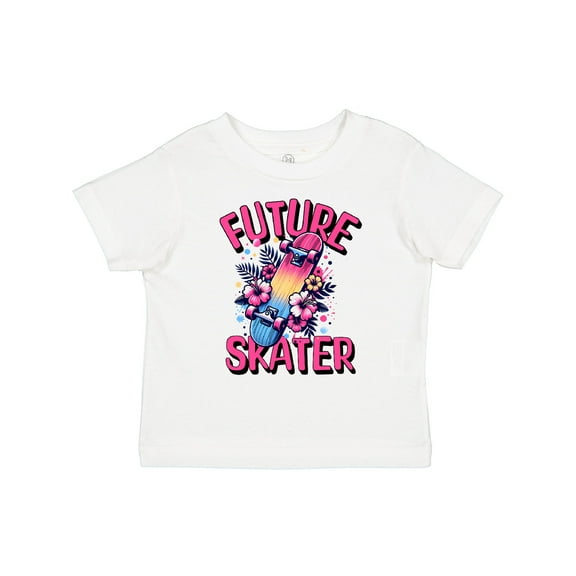 Inktastic Skateboarding Future Skater Girls Toddler T-Shirt